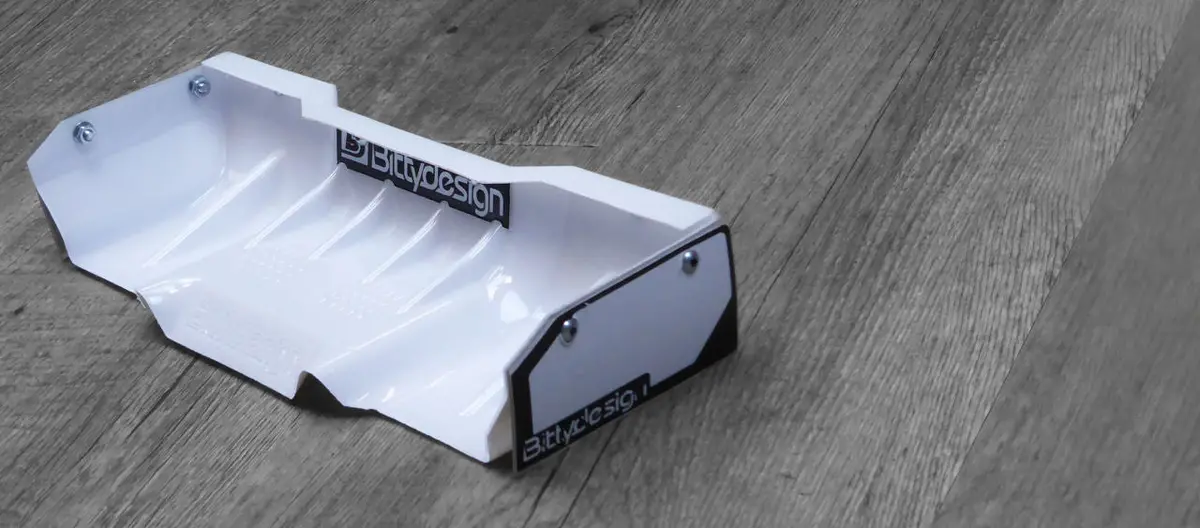 Zefirus 1/8 Buggy & Truggy Lexan Wing Set (Black) Bdw8-Zef-B 2