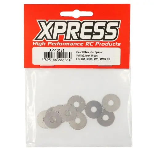 Gear Differential Spacer 5X15x0.4Mm 10Pcs For Execute, Xpresso, Gripxero Series (Xp-10181) 2