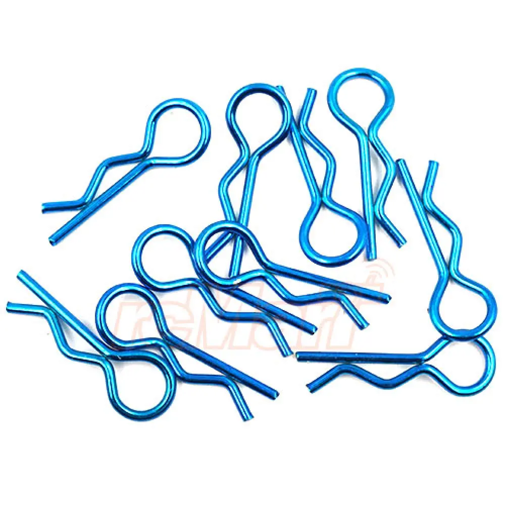 Yeah Racing Rc Body Clips Laser Blue (10Pcs) 1