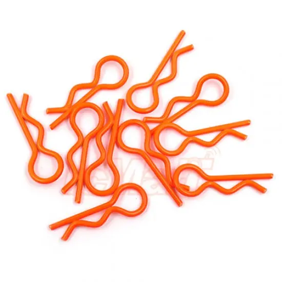 Yeah Racing Rc Body Clips Fluro Orange (10Pcs) 1