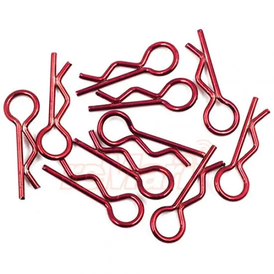 Yeah Racing Rc Body Clips Laser Red (10Pcs) 1
