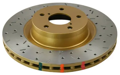 Dba 1993-1998 Toyota Supra Turbo Rear Drilled/Slotted 4000 Series Rotor 4719Xs 1