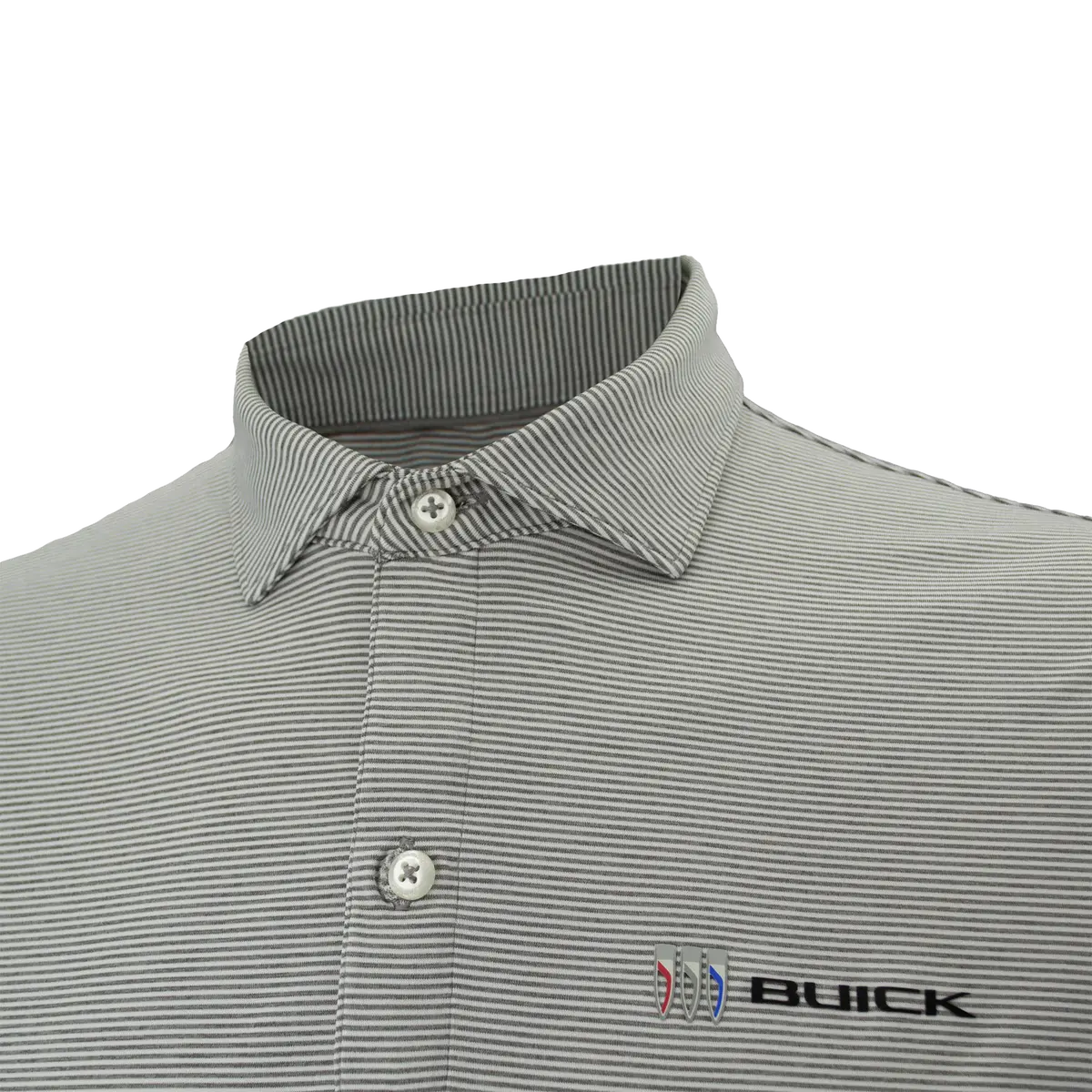 Buick Mens Johnnie-O Striped Polo 2