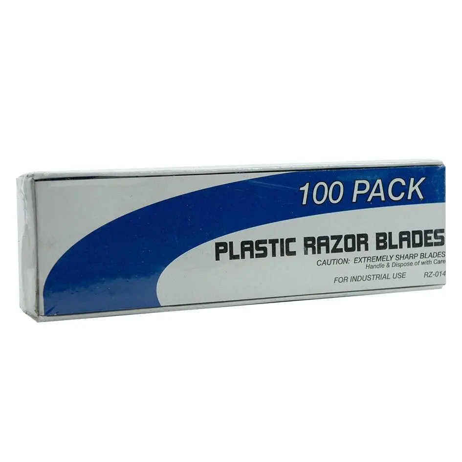 Sm Arnold Plastic Razor Blades (Box Of 100) 1
