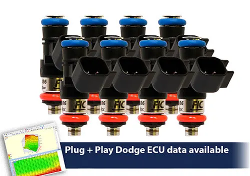 0660Cc (72 Lbs/Hr At Oe 58 Psi Fuel Pressure) Fic Fuel Injector Clinic Injector Set For Dodge Hemi Gen 1-4 Whipple Supercharger(High-Z) (Is153-0660H-Sp-Sc) 1