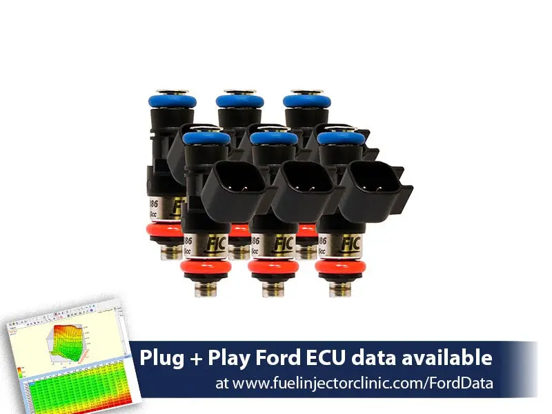540Cc (52 Lbs/Hr At 43.5 Psi Fuel Pressure) Fic Fuel  Injector Clinic Injector Set For Ford Raptor (2017-2019) Injector Sets (Is409-0540H) 1