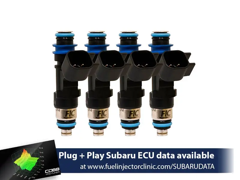 775Cc Fic Top-Feed Converted Subaru Sti ('04-'06) Legacy Gt ('05-'06) Fuel Injector Clinic Injector Set (High-Z) (Is176-0775H) 1