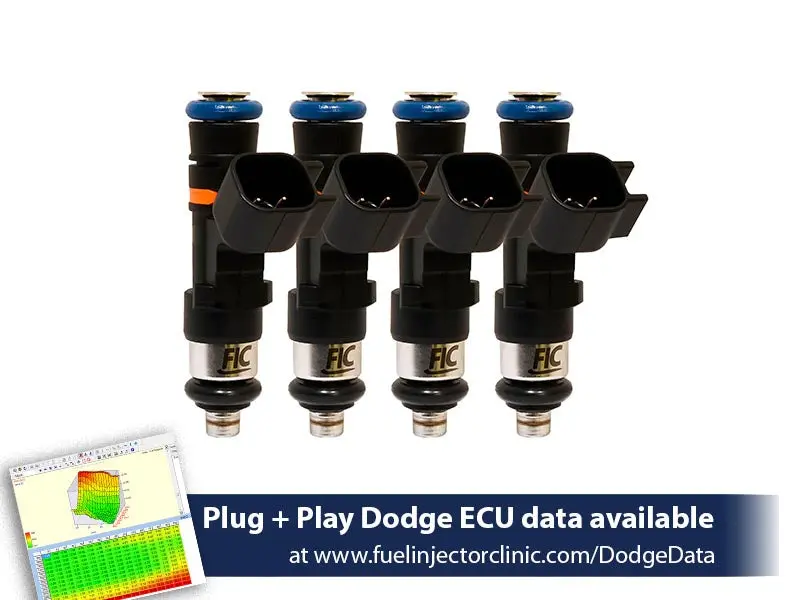 1000Cc Fic Dodge Srt-4 Fuel Injector Clinic Injector Set (High-Z) (Is151-1000H) 1