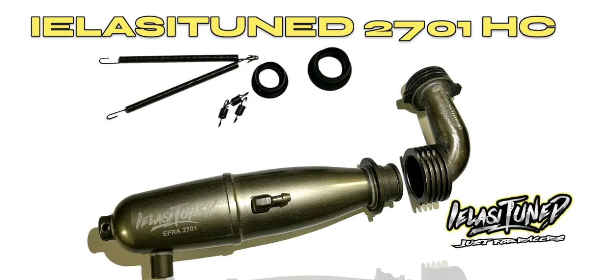 Ielasituned 2701 Efra Hard Coated Pipe & Manifold For 1/10 Tc 1