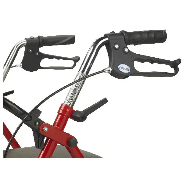 Four Wheel Rollator With Fold Up Removable Back Support 1