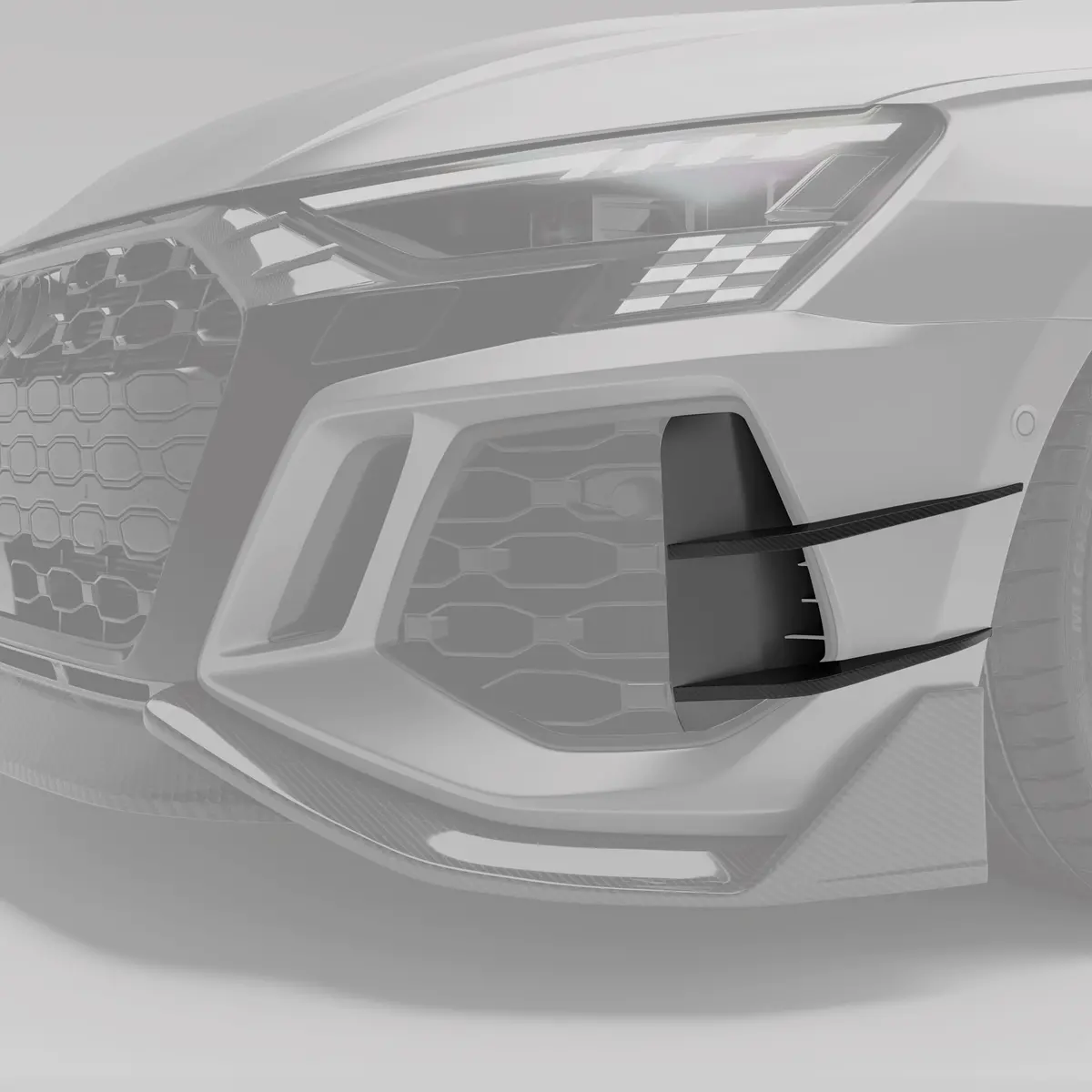 Audi Rs3 8Y Sportback Carbon Fiber Canards 2