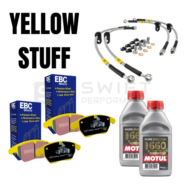 Ebc Yellowstuff Front & Rear Brake Pads Set + Hel Braided Lines Kit + Motul Rbf 660 Brake Fluid – For Bmw F Series M Cars & M Lites (F20/F21, F22, F87 Og, F87 Comp, F80, F82) 1