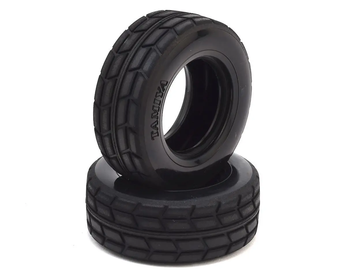 Tamiya On Road Hahn Racing Truck Tires 2Pcs For Tt01 Tt02 Trucks 51589 1