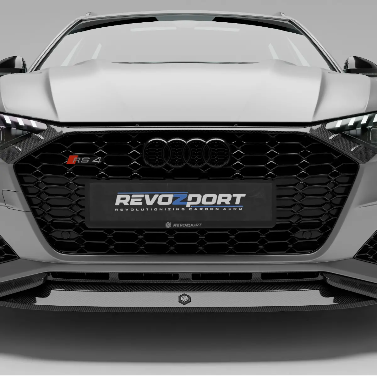 Audi Rs4 B9.5 Facelift Carbon Fiber Front Grill 1