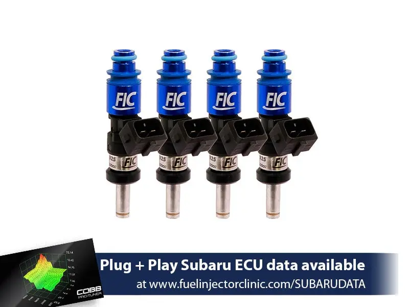 1200Cc (Previously 1100Cc) Subaru Wrx('02-'14)/Sti ('07+) Fuel Injector Clinic Injector Set (High-Z) (Is175-1200H) 1