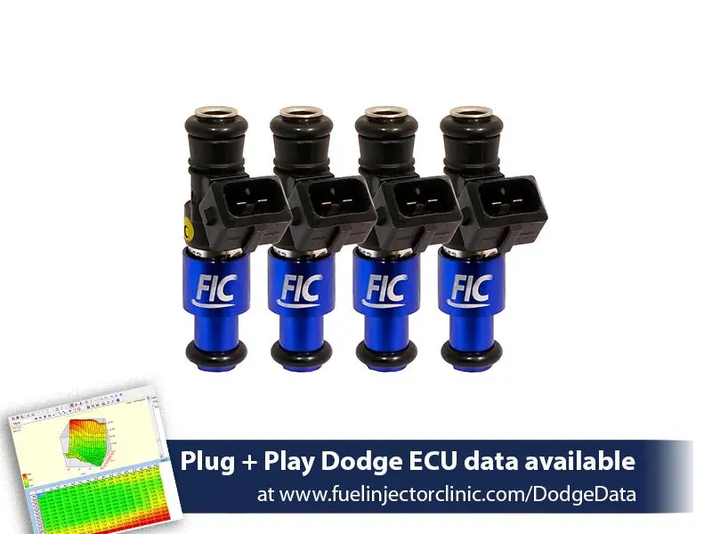 1200Cc (Previously 1100Cc) Fic Dodge Srt-4 Fuel Injector Clinic Injector Set (High-Z) (Is151-1200H) 1