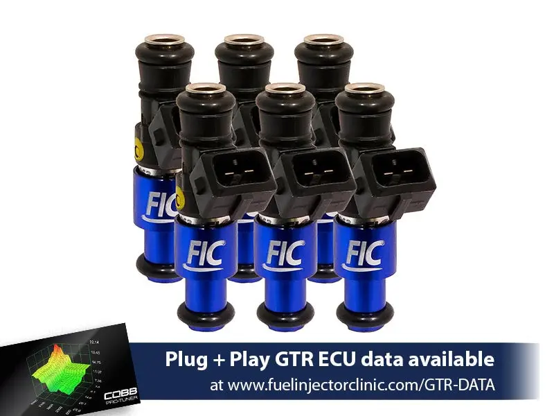 1200Cc (Previously 1100Cc) Fic Nissan R35 Gt-R Fuel Injector Clinic Injector Set (High-Z) (Is188-1200H) 1