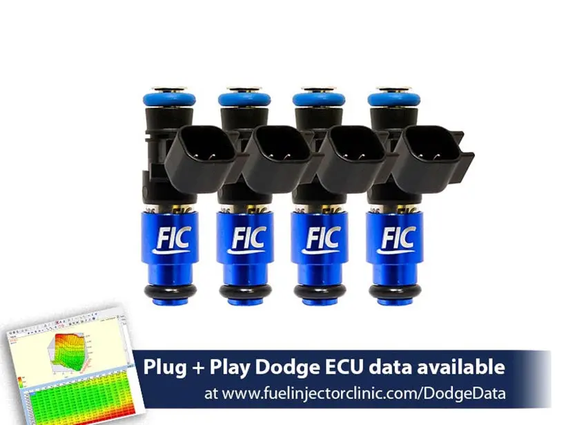 1200Cc-D Fic Dodge Srt-4 Fuel Injector Clinic Injector Set (High-Z) (Is151-1200H-D) 1