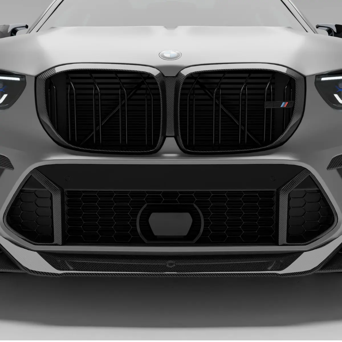 Bmw X5m F95 Pre Lci Carbon Fiber Front Grill 1