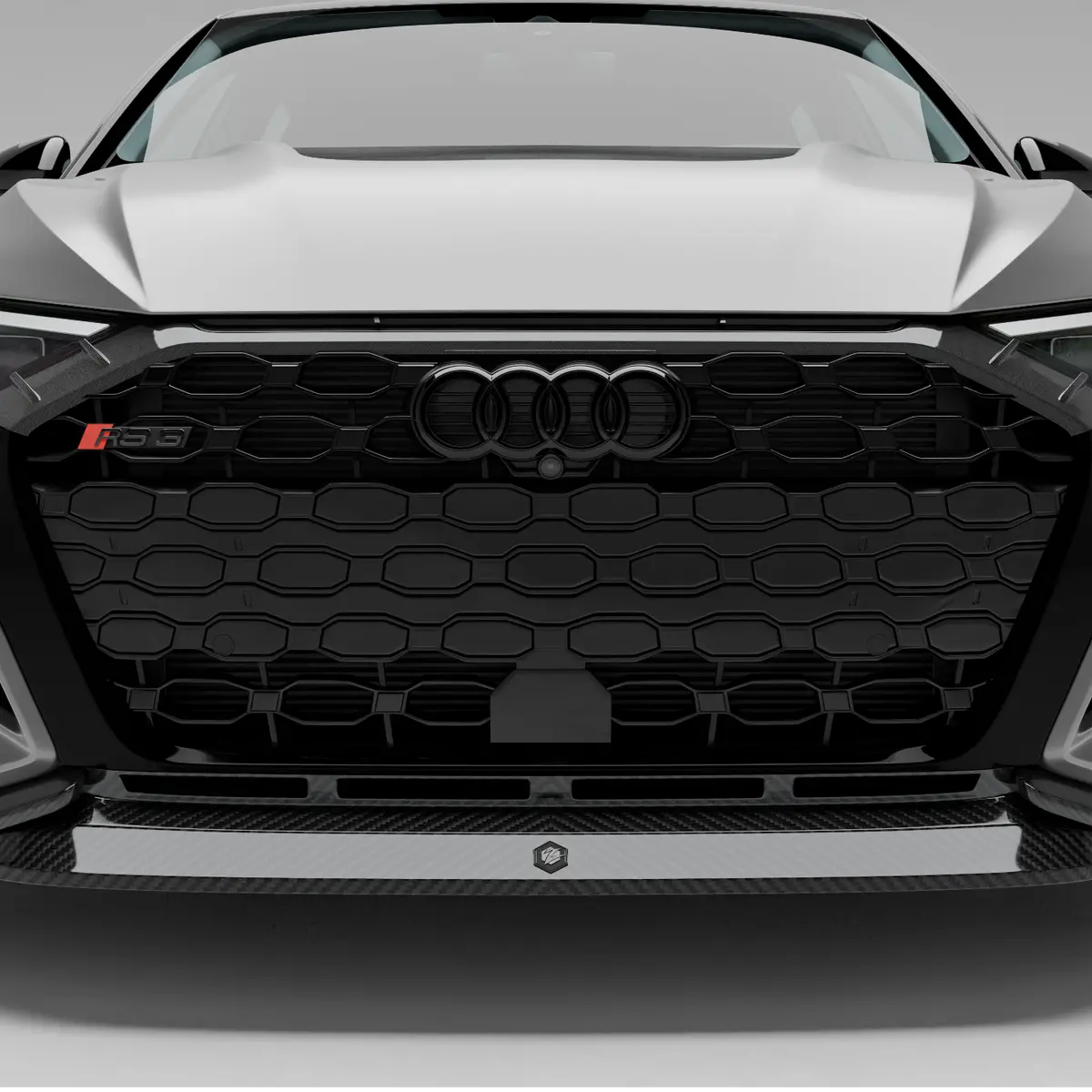 Audi Rs3 8Y Sportback Carbon Fiber Front Grill 1