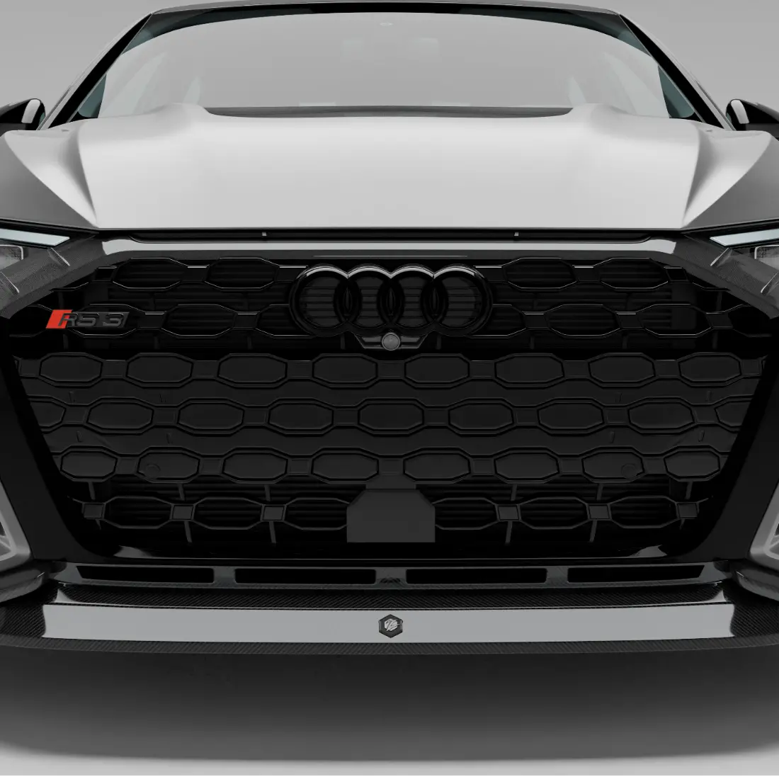 Audi Rs3 8Y Limousine Carbon Fiber Front Grill 1
