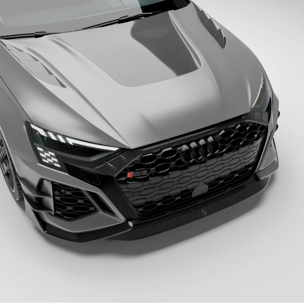 Audi Rs3 8Y Sportback Carbon Fiber Hood 1