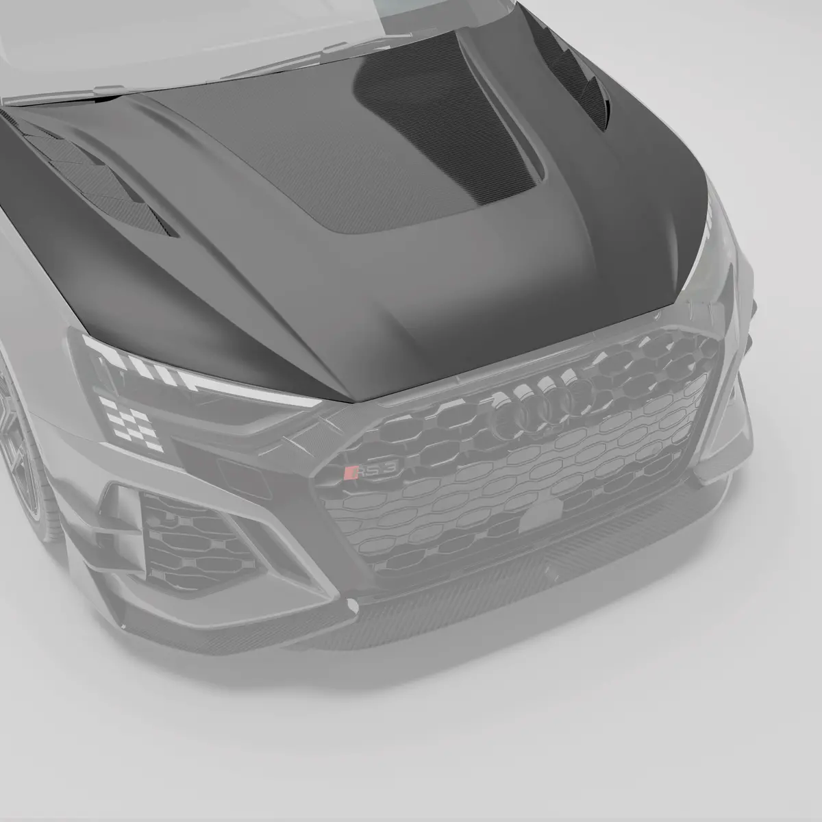Audi Rs3 8Y Sportback Carbon Fiber Hood 2