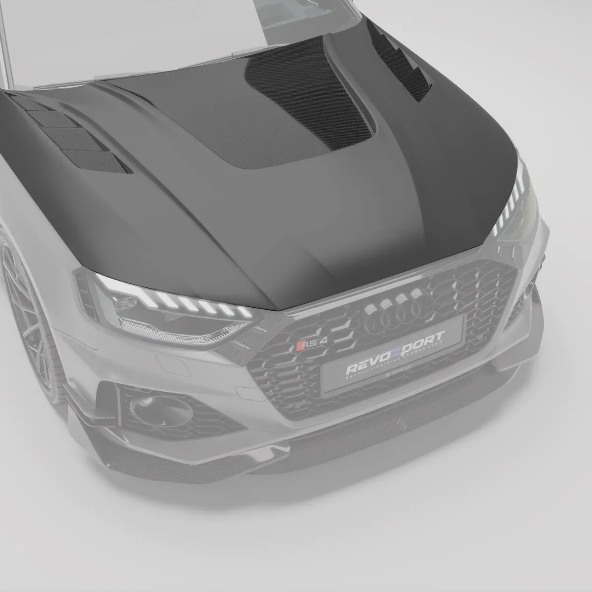Audi Rs4 B9.5 Facelift Carbon Fiber Hood 2