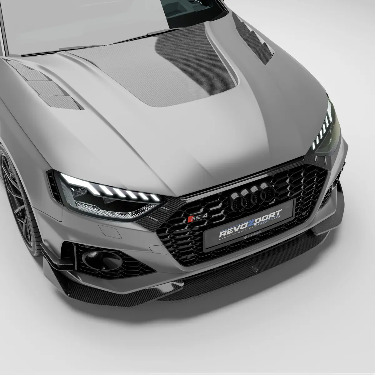 Audi Rs4 B9.5 Facelift Carbon Fiber Hood 1