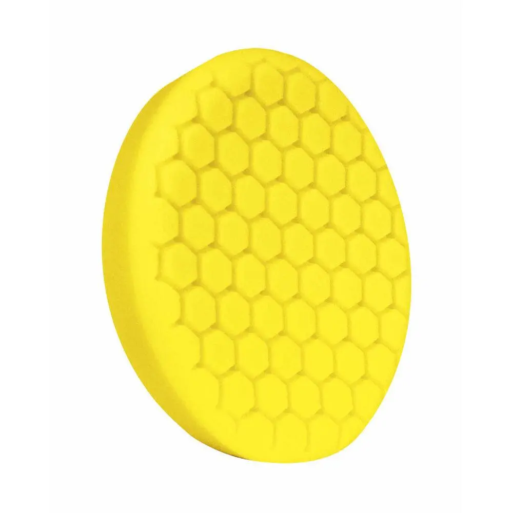 3" Buff And Shine Yellow Cutting Hex Pad 2-Pack 1