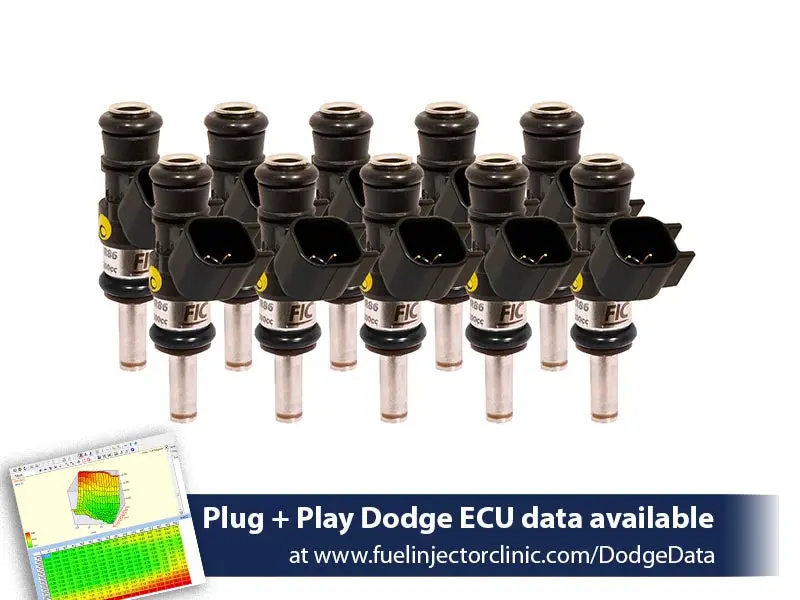 1440Cc Fic Fuel Injector Clinic Injector Set For Dodge Viper Zb1 ('03-'06) (Is157-1440H) 1