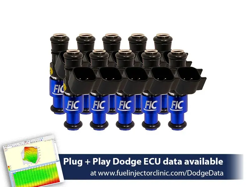 1440Cc Fic Fuel Injector Clinic Injector Set For Dodge Viper Zb2 ('08-'10) Vx1 ('13-'17) (Is158-1440H) 1