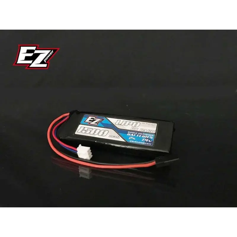 Ezpower 2S 7.4V 1500Mah Rx/Tx Lipo Battery 1
