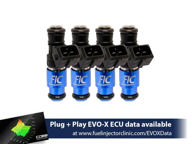 1650Cc Fic Mitsubishi Evo X Fuel Injector Clinic Injector Set (High-Z) (Is127-1650H) 1