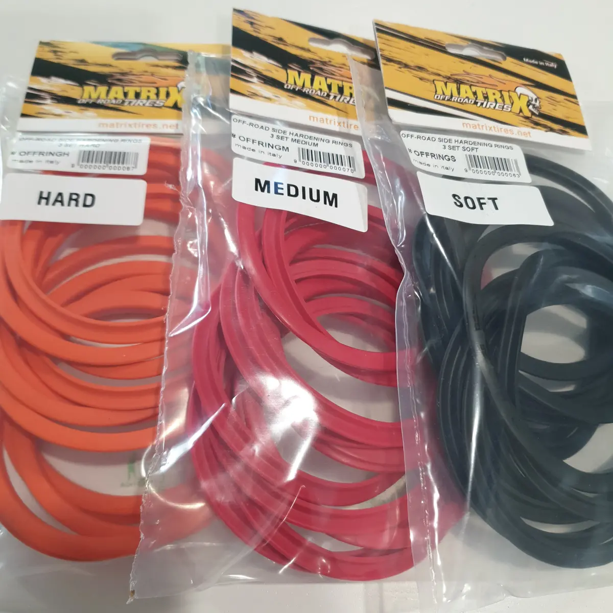 Matrix Tires 1/8 Buggy Side Hardening Rings (3 Set) 1