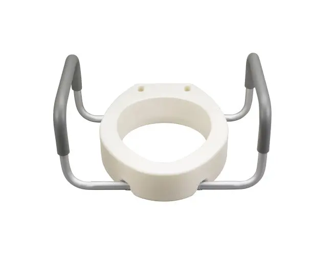 Premium Raised Toilet Seat With Removable Arms 2