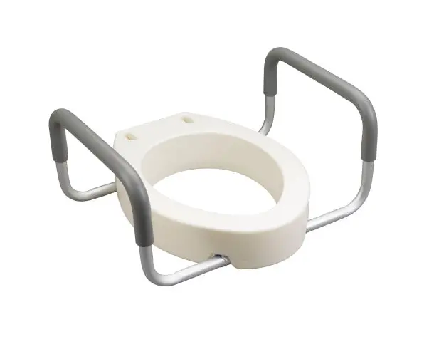 Premium Raised Toilet Seat With Removable Arms 1