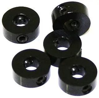 Ultimate Racing Aluminum Ring For Attaching The Wheel 4Mm Black (5 Pcs) (Ur1862) 1