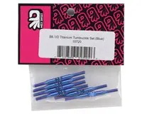 175Rc B6.1/B6.1D Titanium Turnbuckle Set (Blue) 175-10720 2