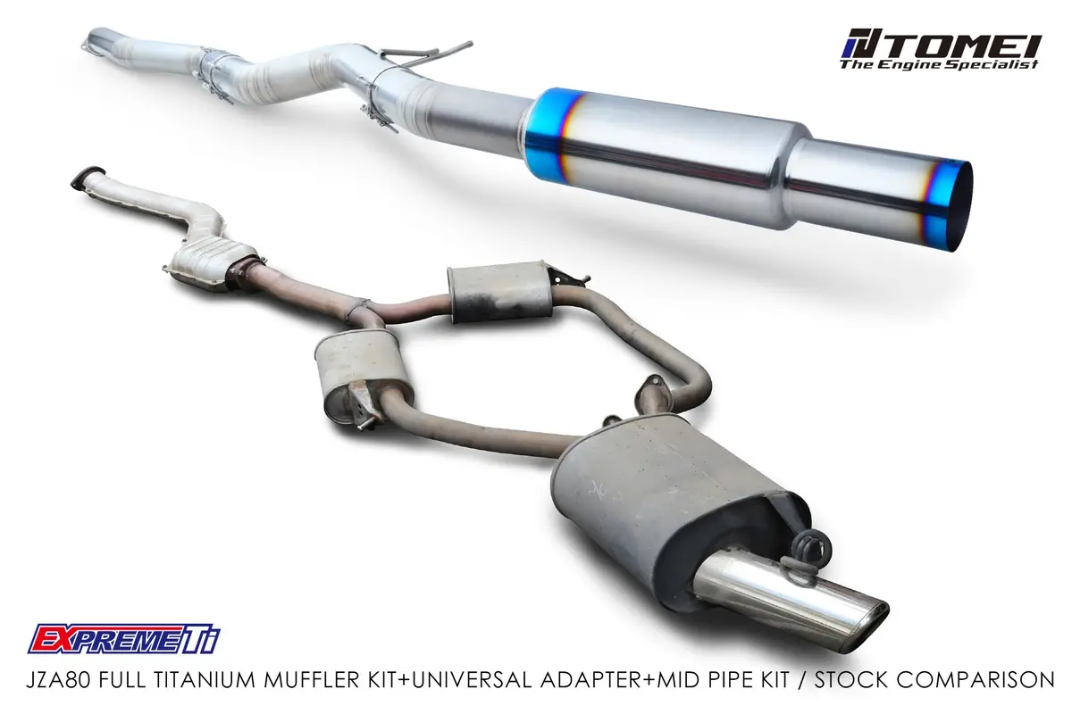 Tomei Expreme Ti Full Titanium 4" Catback Exhaust Toyota Supra Mkiv 2Jz Jza80 - Tb6090-Ty03a 2