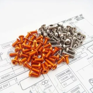 T4'21 Titan/Alum Hex Socket Screw Set [Orange 48634 1