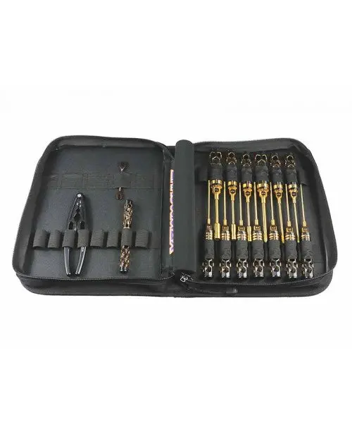 Arrowmax Am Toolset For Offroad (16Pcs) With Tools Bag Black Golden 1