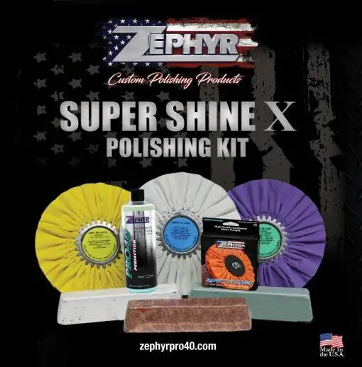 Zephyr Super Shine X Polishing 10" Kit 1