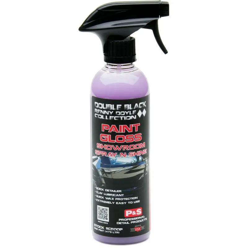 P&S Renny Doyle Double Black Paint Gloss Showroom Spray N Shine 1
