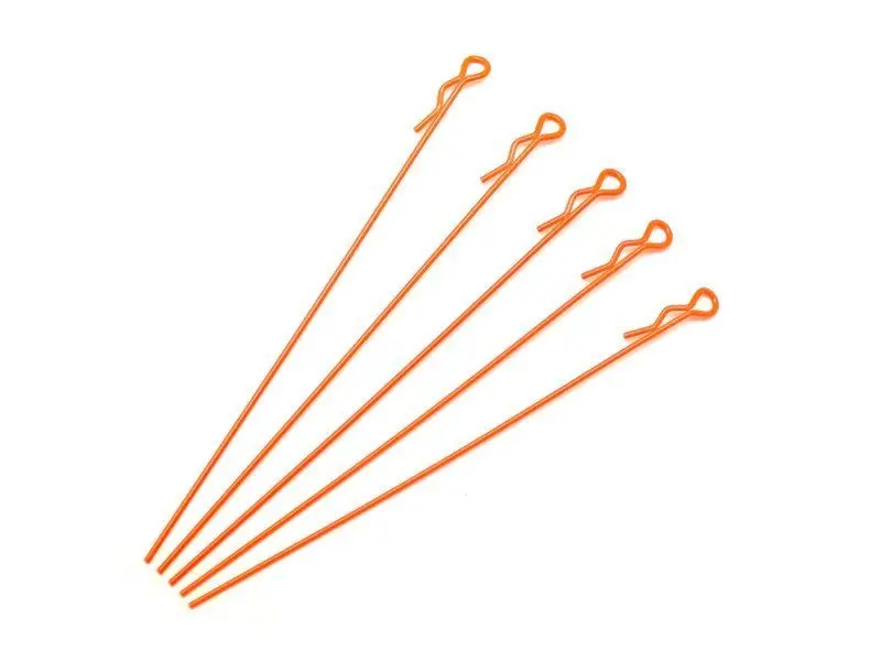 Extra Long Body Clip 1/10 - Flurorescent Red (5) 1