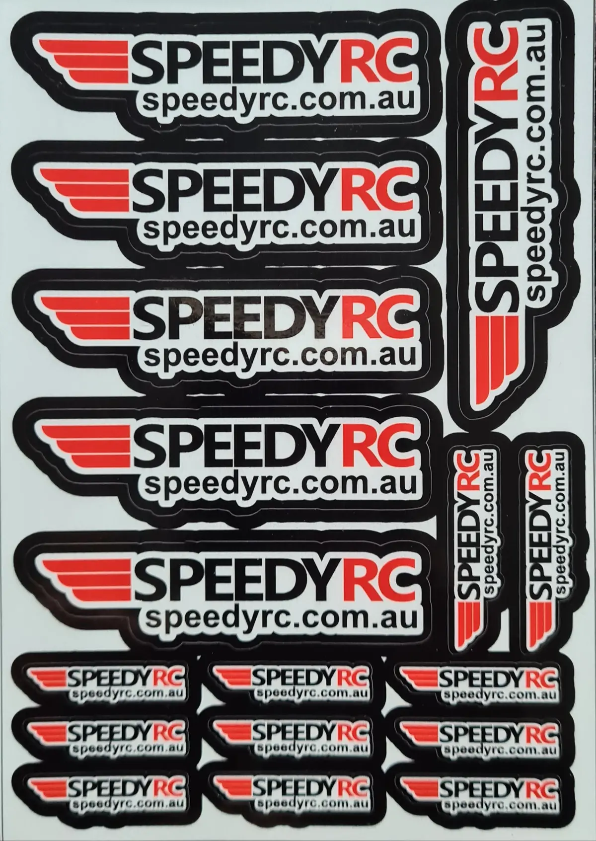 Speedy Rc Pre-Cut Sticker A6 Sheet 17 Pce 1