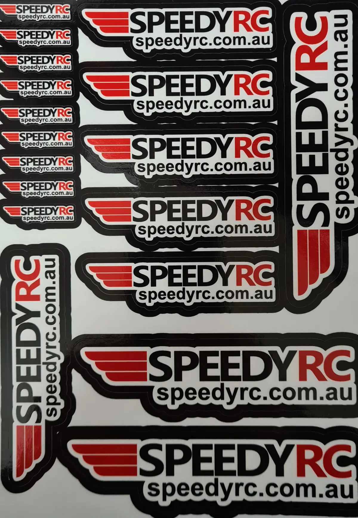 Speedy Rc Pre-Cut Sticker A5 Sheet 18 Pce 1