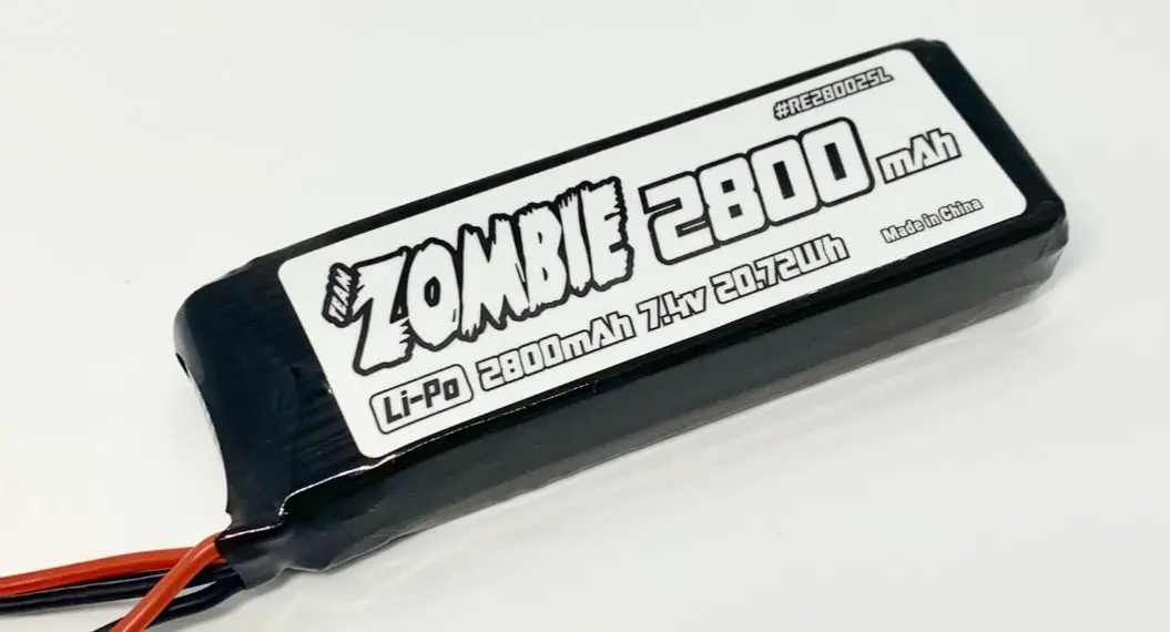 Team Zombie Receiver Lipo 7.4V 2800Mah Lp28002sl 1