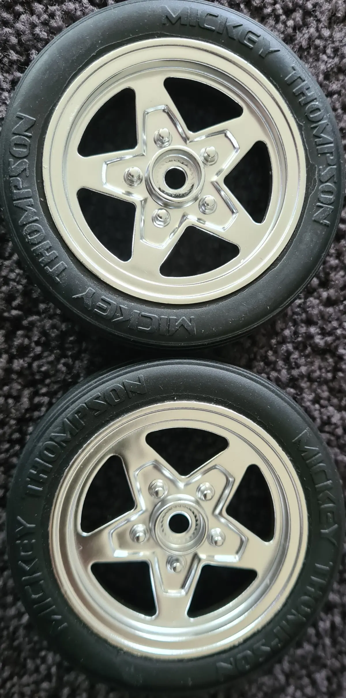 Losi Mickey Thompson Front Tyre, 2Pc/Rims2 Pcs,22S Drag Los43051 1