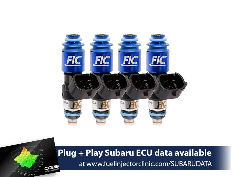 2150Cc Fic Top-Feed Converted Subaru Sti ('04-'06) Legacy Gt ('05-'06) Fuel Injector Clinic Injector Set (High-Z) (Is176-2150H) 1